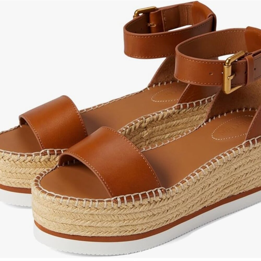 NEW in box - See By Chloe - Glyn Espadrille Wedge Platform - US Size 8